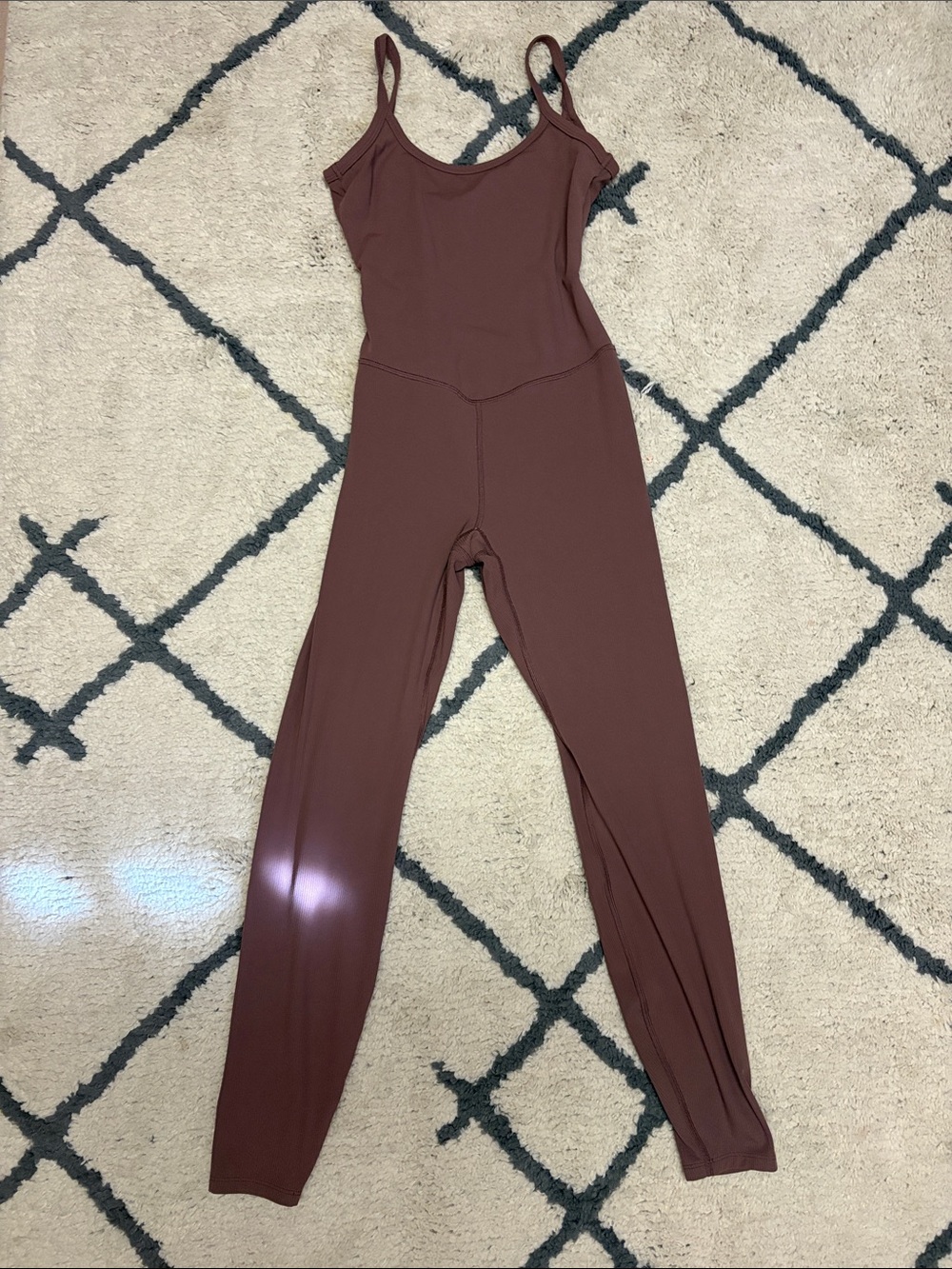 Women’s Sleeveless Mauve Jumpsuit